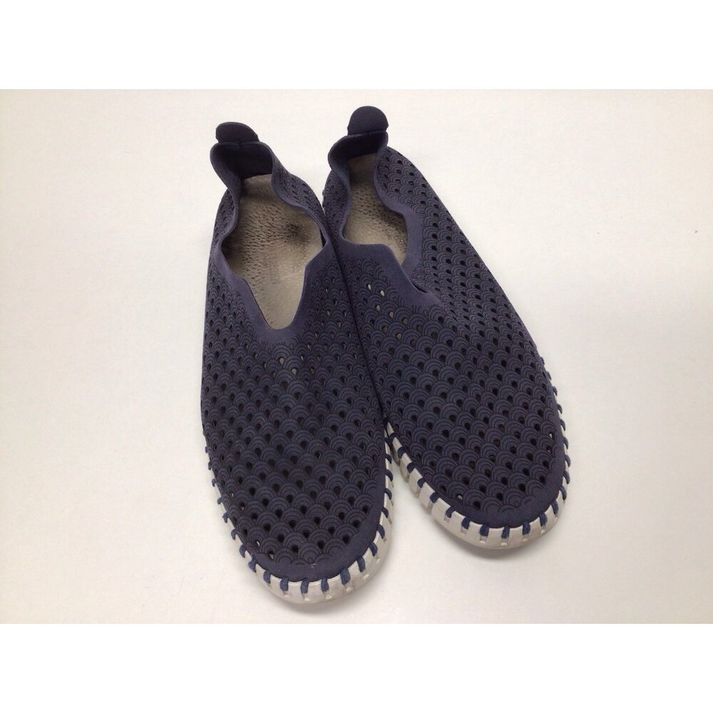 Ilse Jacobsen Tulip Women’s EU 41 US 10.5 Blue Leather Slip On Shoes Comfort